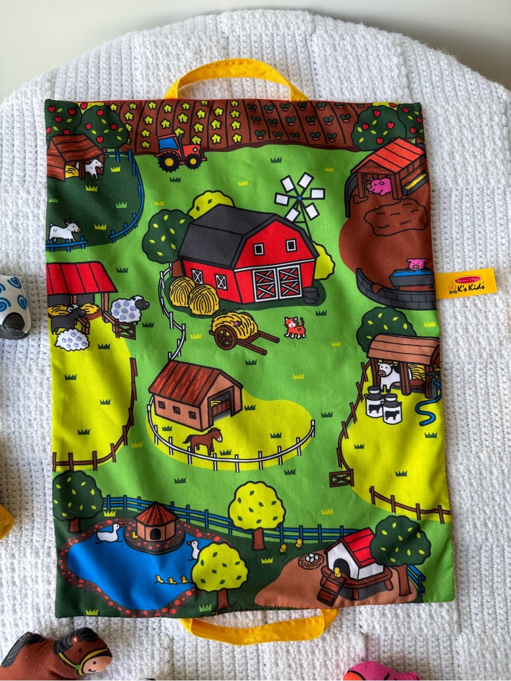 Melissa & Doug K’s Kids Take Along Farm Play Mat - Picture 6 of 12